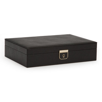 Wolf Palermo Medium Jewellery Box Black