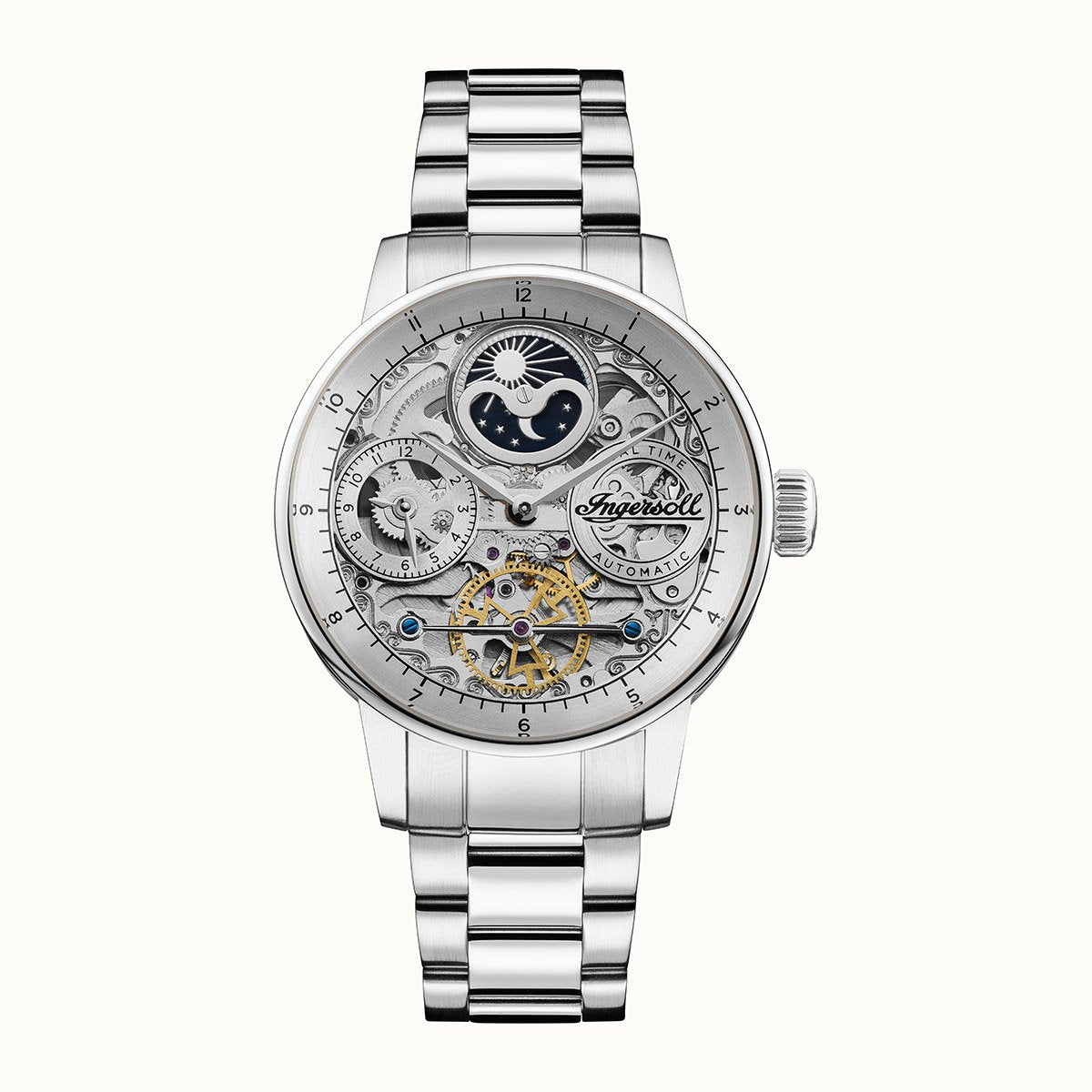 Ingersoll Jazz Silver Automatic Watch