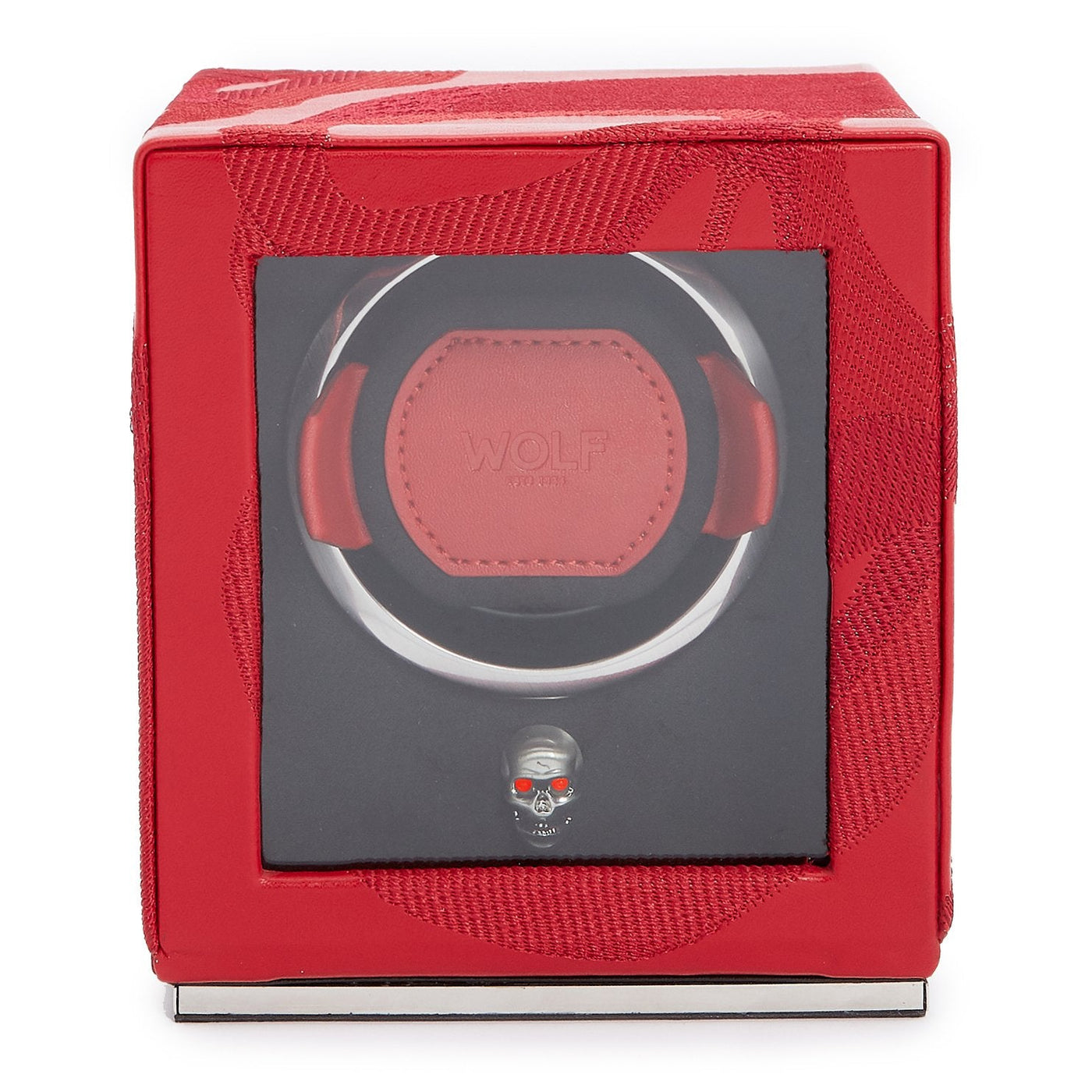 Wolf Memento Mori Cub Watch Winder Red