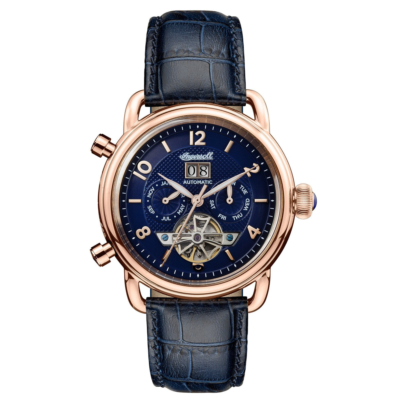 Montre automatique Ingersoll New England bleue