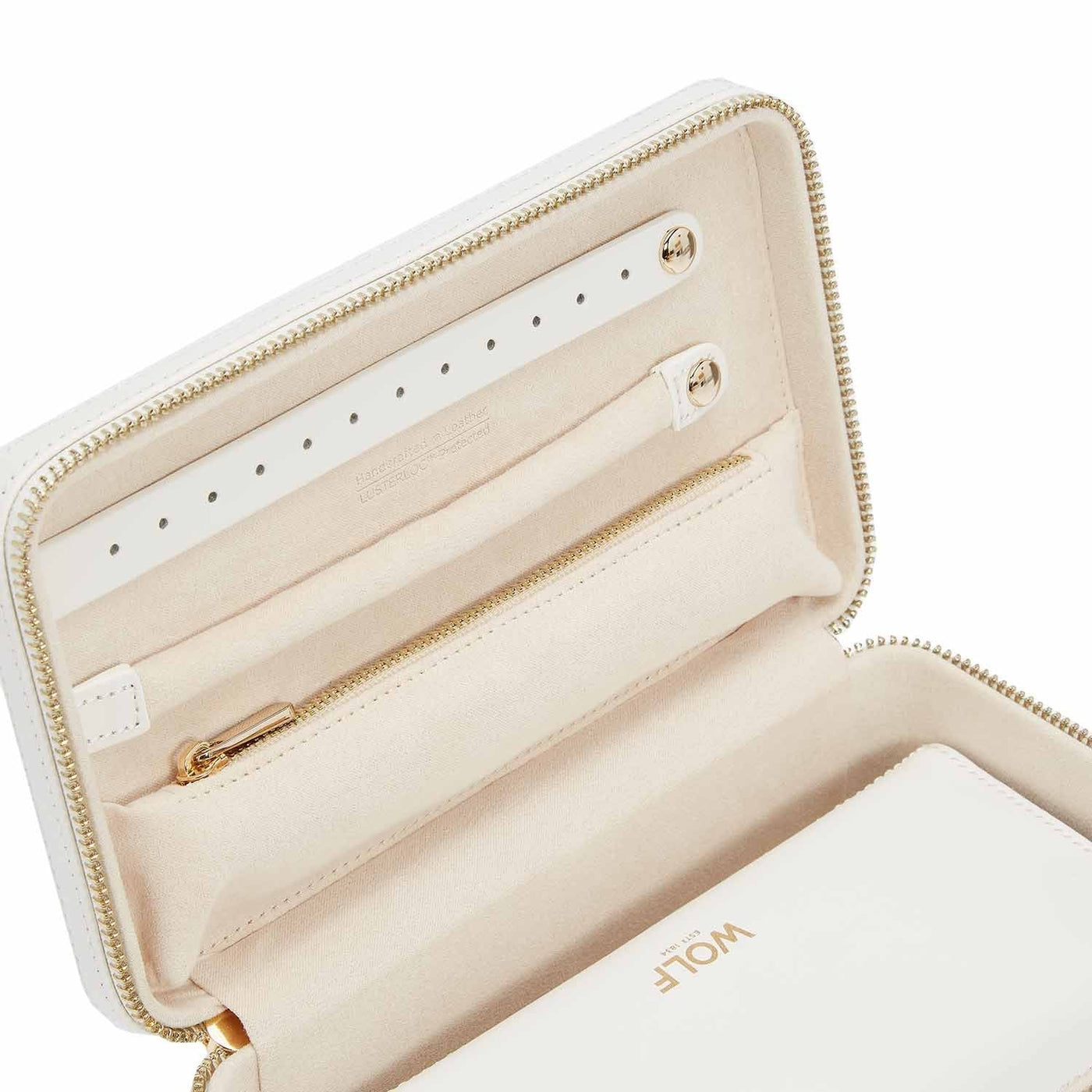 Wolf Maria Medium Zip Case Bianco