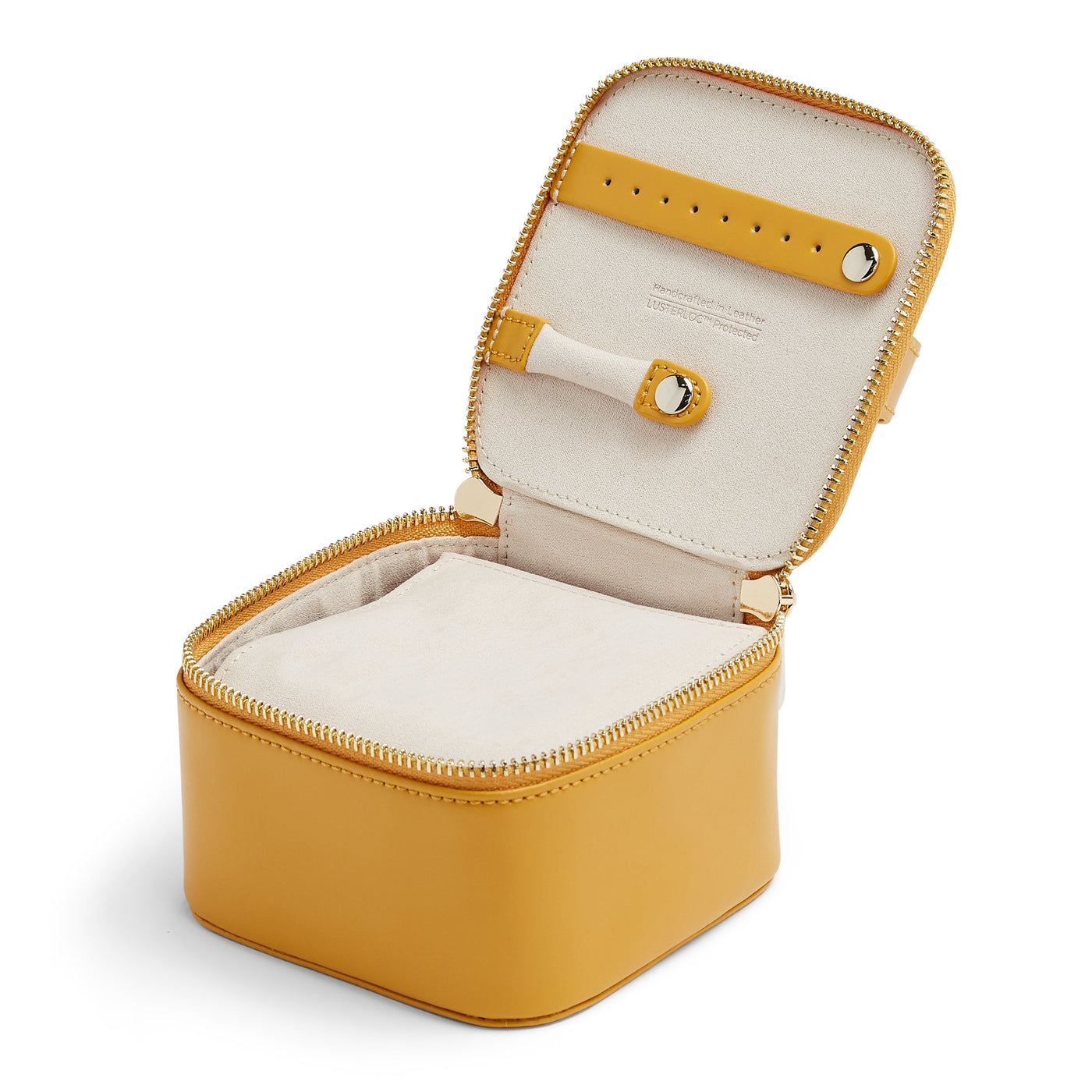 Wolf Maria Zip Jewellery Cube Mustard