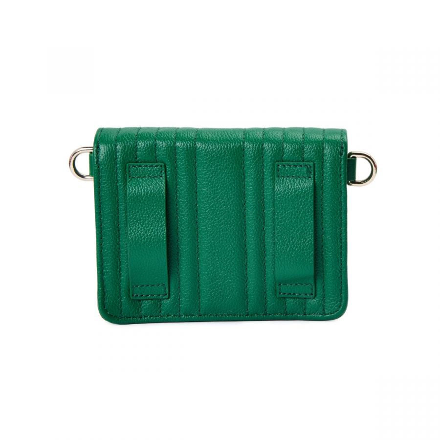 Wolf Mimi Mini Bag with Wristlet & Lanyard Green