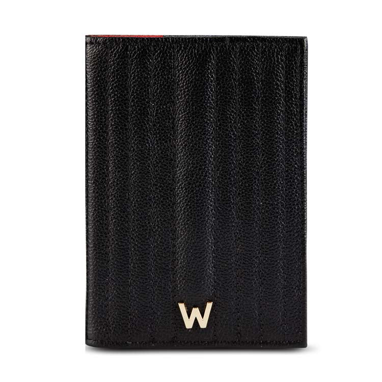 Wolf Mimi Passport Sleeve Black