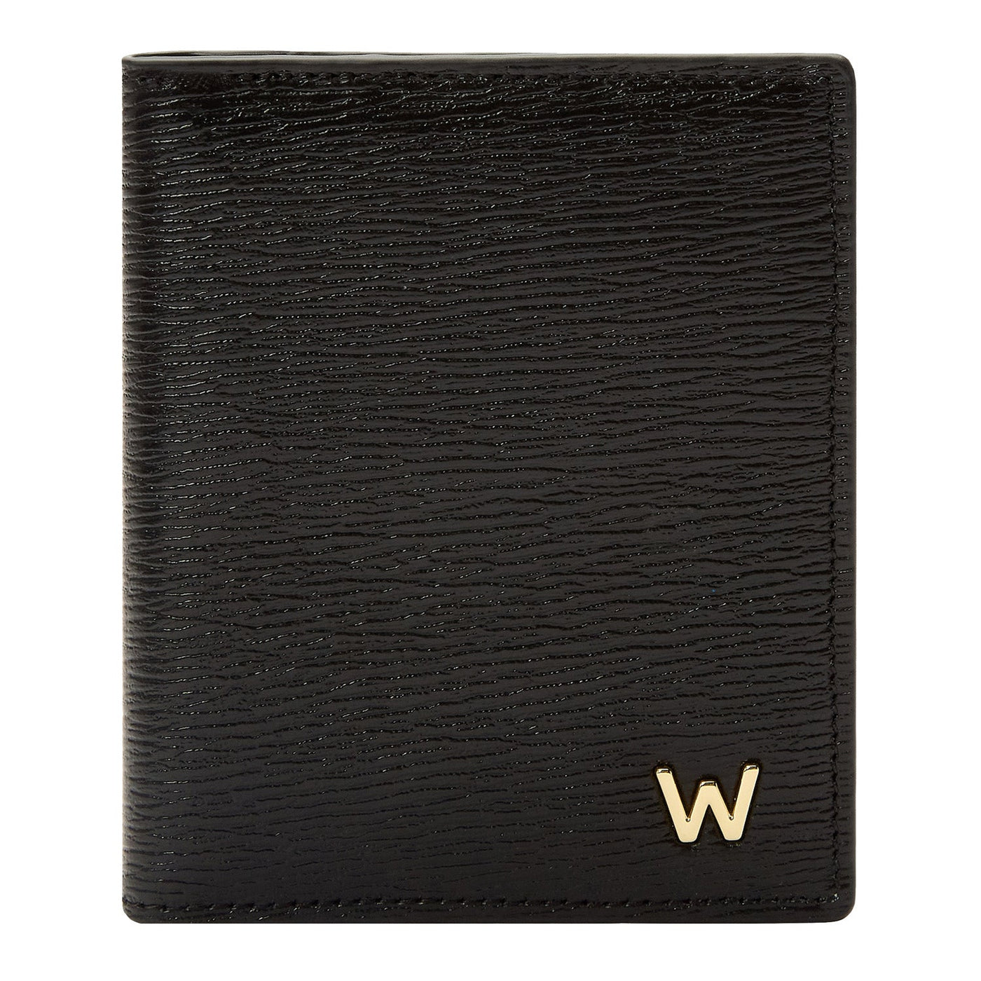 Wolf Logo ID Card Case Black