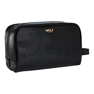 Wolf W Logo Washbag Black