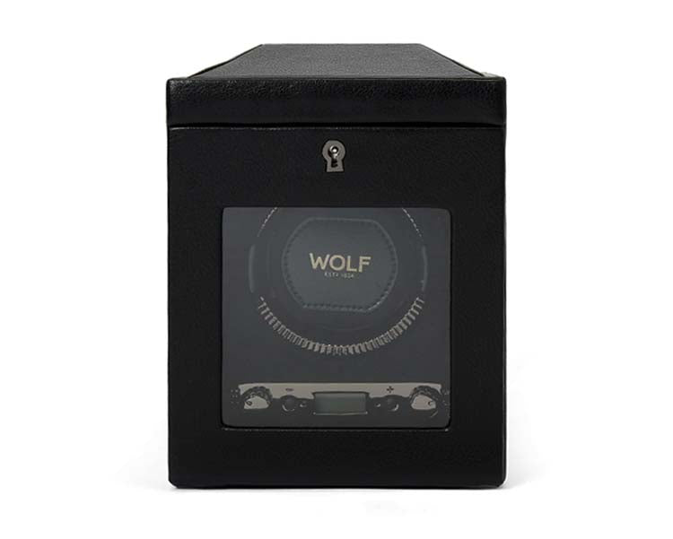 Remontoir pour montre simple Wolf British Racing Noir