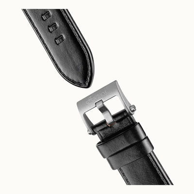 Ingersoll The Motion Automatic  Black Leather Watch