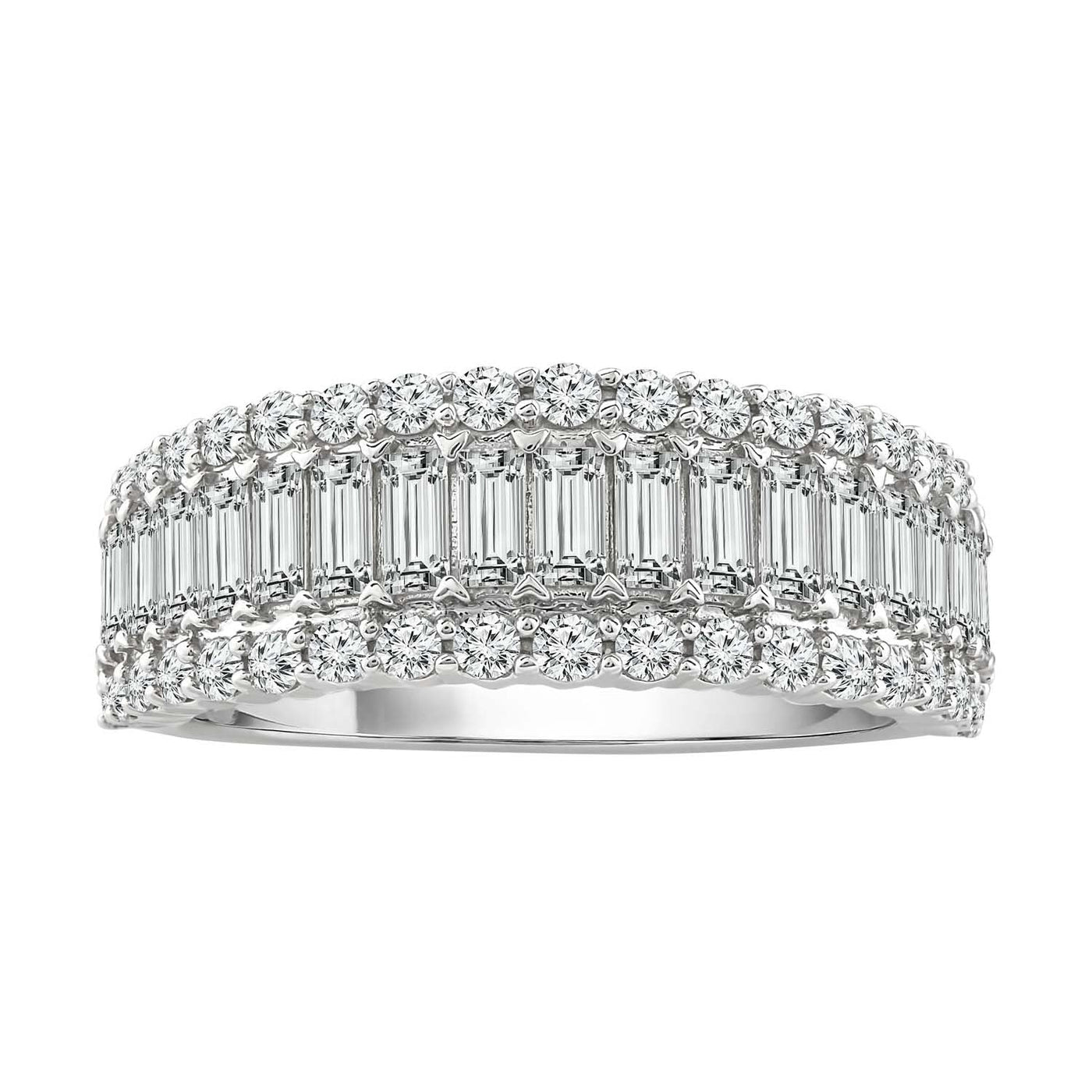 1.33ct Lab Grown Diamond Ring in 18K White Gold