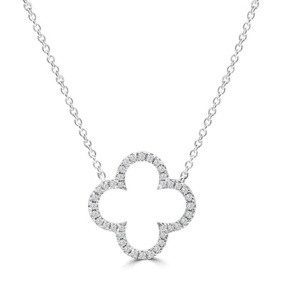 Collier en or blanc 9 carats avec diamants 0,12 ct HI I1 45 cm