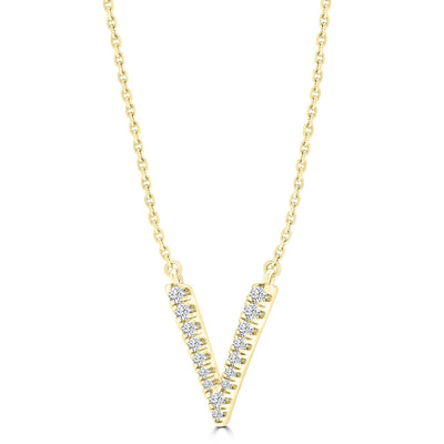 Collier en or jaune 9 carats avec diamants 0,10 ct HI I1 40-45 cm