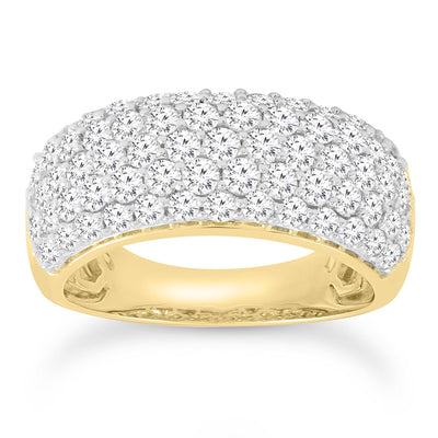 Diamond Ring with 2.00ct Diamonds in 18K Yellow Gold