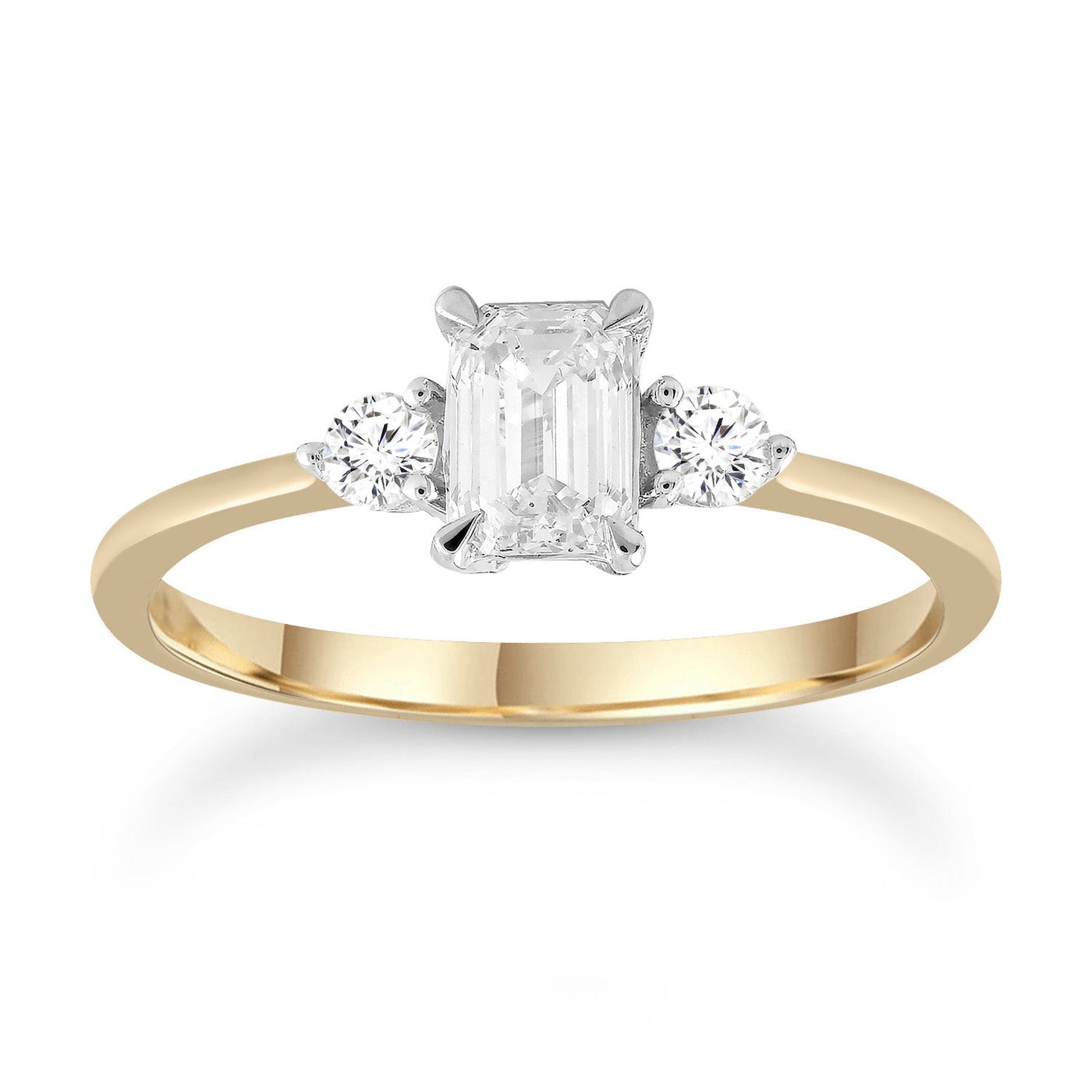 Diamond Ring with 0.50ct Diamonds in 9K Yellow Gold