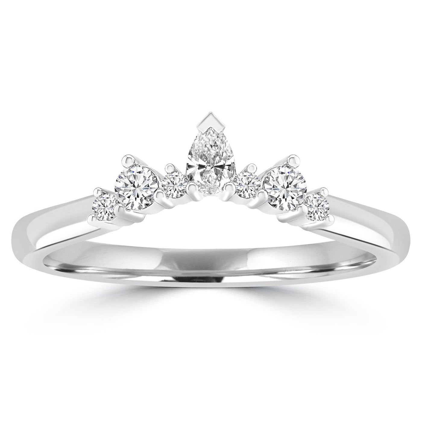 0.23ct HI I1 Diamond Ring in 9K White Gold