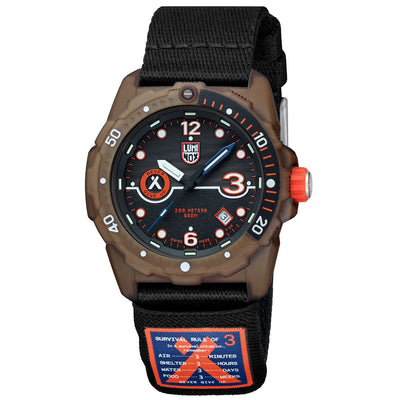 Luminox Bear Grylls x #TIDE Recycled Ocean Material Rule of 3 Men's Watch