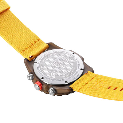 Luminox Bear Grylls Survival MASTER x #Tide ECO Chronograph Watch Yellow