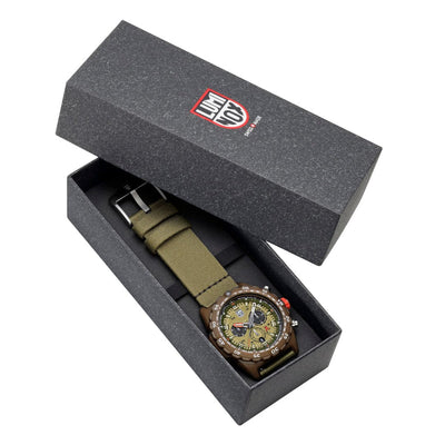 Orologio cronografo Luminox Bear Grylls Survival MASTER x #Tide ECO verde