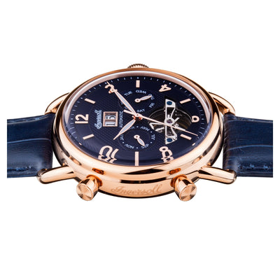 Montre automatique Ingersoll New England bleue